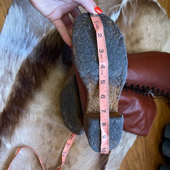 70s Vintage Thom Mcan Lace Up GoGo Boots w Gummy Sole - Picture 11 of 13